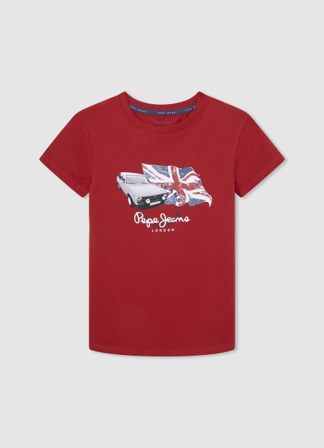Pepe Jeans TROY TEE T-Shirts STUDIO RED